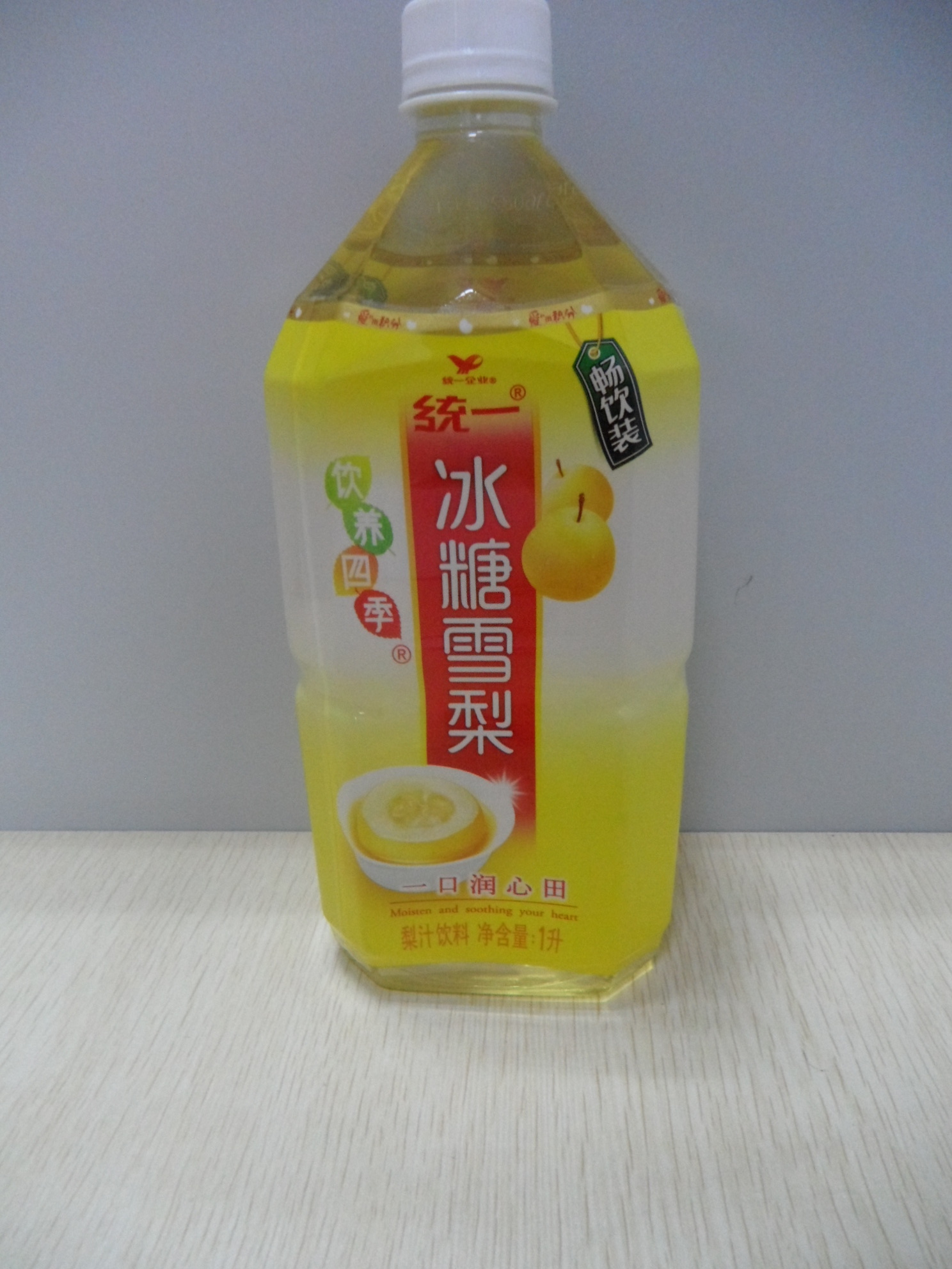 统一冰糖雪梨1l