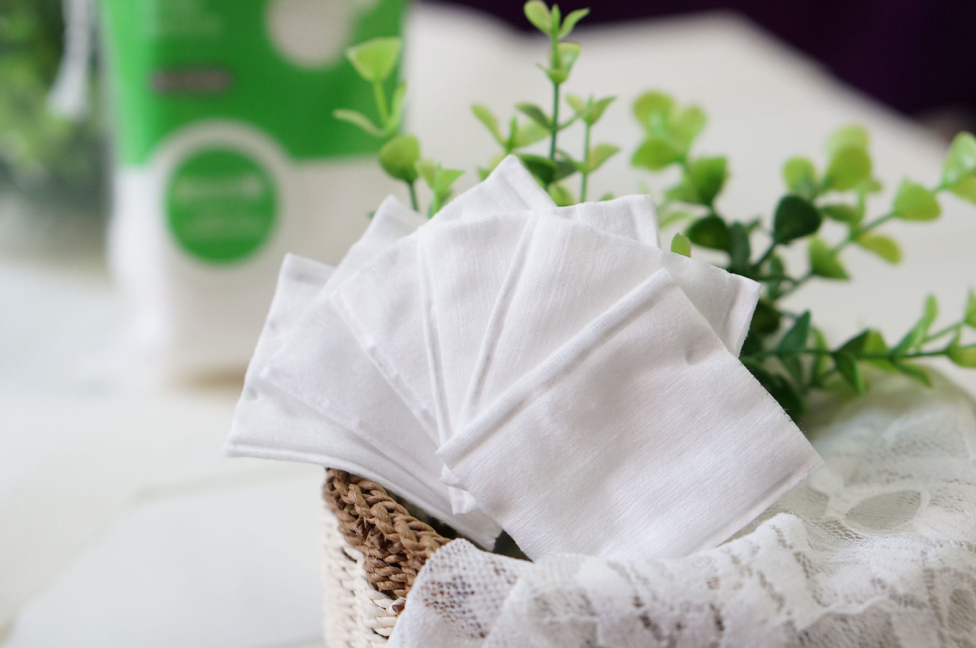 莱蔻插袋式化妆棉卸妆棉50片1包lkxzm