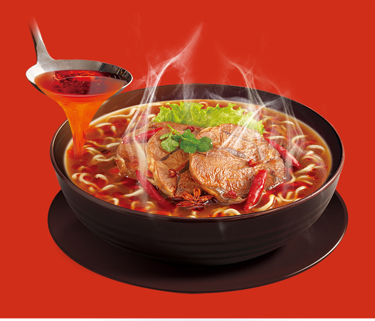 康师傅方便面辣卤香辣牛肉面秘制袋装泡面24袋整箱