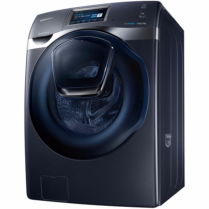 三星(samsung)wd21j9845kg/sc 21公斤 智能变频洗烘一体机