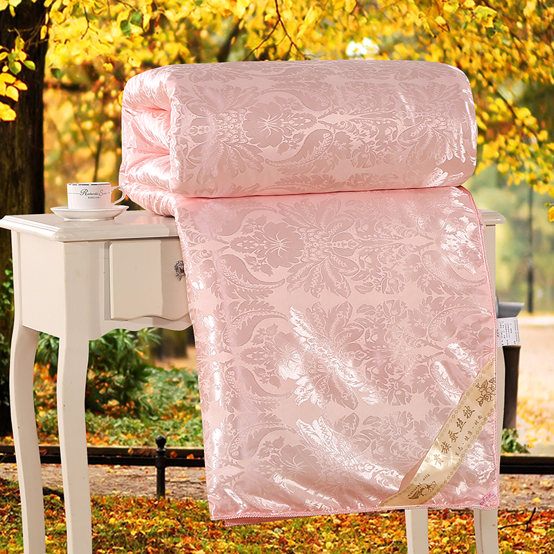 乾航纯手工正品天然蚕丝被被芯夏凉被【蜘蛛花】