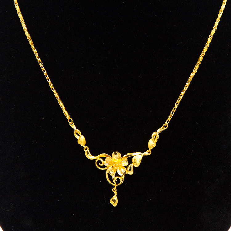 龙凤祥珠宝精品足金项链