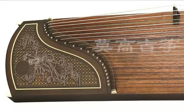 莫高牌古筝黑檀窗花银丝(嫦娥奔月)