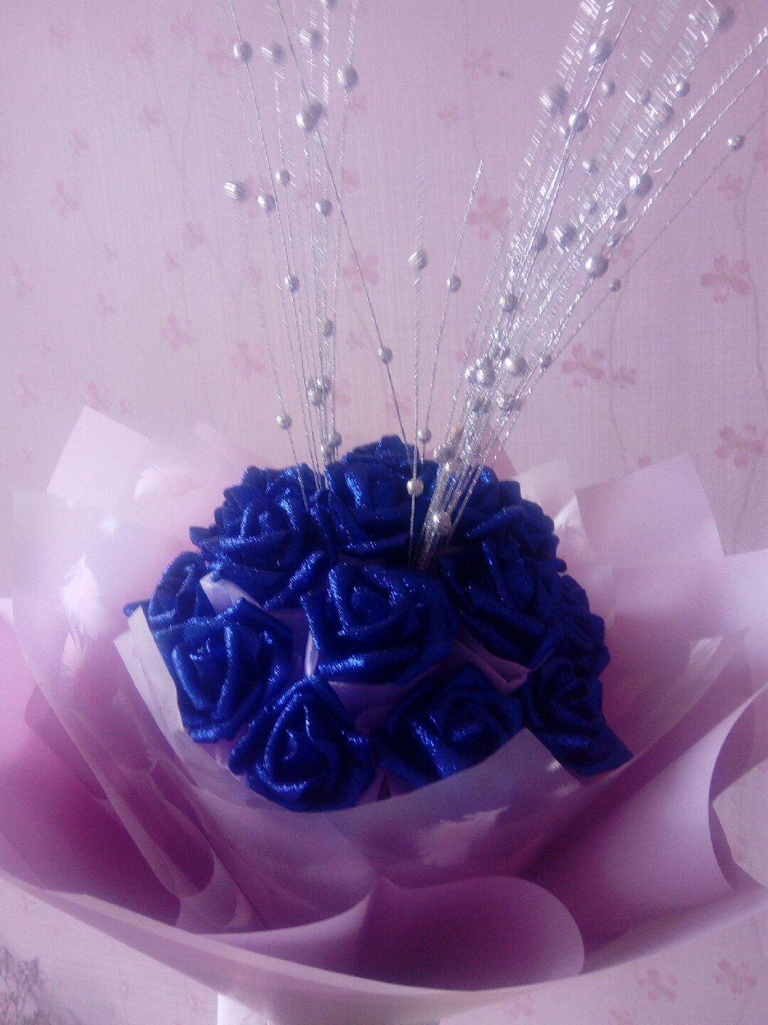 蓝色妖姬19枝一束